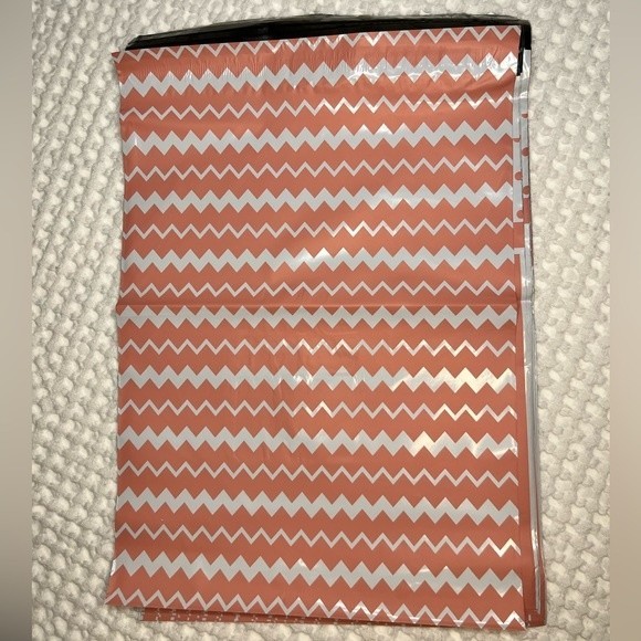 Poly Mailers Pink 30 PC 10x13 Thank You Stripes Polka Dots Chevron Bags Shipping - Picture 3 of 5